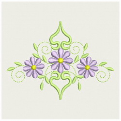 Heirloom Flower machine embroidery designs