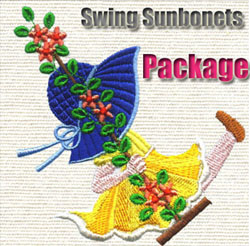 Swing Sunbonets(SM) machine embroidery designs