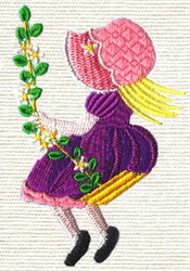 Swing Sunbonets-02(SM) machine embroidery designs