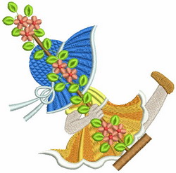 Swing Sunbonets-07(LG) machine embroidery designs