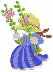 Swing Sunbonets-09(LG) machine embroidery designs