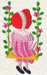 Swing Sunbonets-10(SM) machine embroidery designs