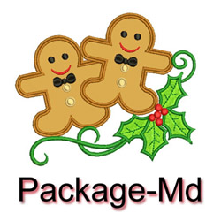 Applique Christmas(Md) machine embroidery designs