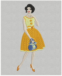 Fashion Girl-02 (LG) machine embroidery designs