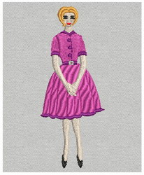 Fashion Girl-03 (SM) machine embroidery designs