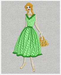 Fashion Girl-04 (SM) machine embroidery designs