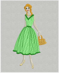 Fashion Girl-04 (LG) machine embroidery designs