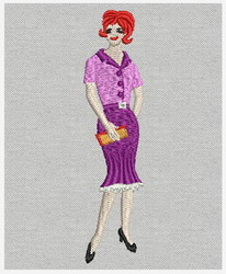 Fashion Girl-06 (SM) machine embroidery designs