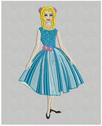 Fashion Girl-07 (LG) machine embroidery designs