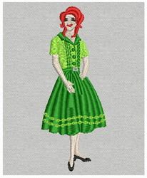 Fashion Girl-08 (SM) machine embroidery designs