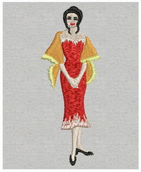 Fashion Girl-09 (SM) machine embroidery designs