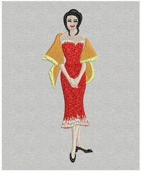 Fashion Girl-09 (LG) machine embroidery designs