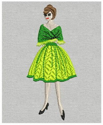 Fashion Girl-10 (SM) machine embroidery designs