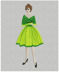 Fashion Girl-10 (LG) machine embroidery designs