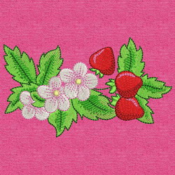 Strawberry 01 (LG) machine embroidery designs