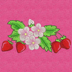 Strawberry 02 (LG) machine embroidery designs