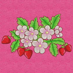Strawberry 04 (LG) machine embroidery designs
