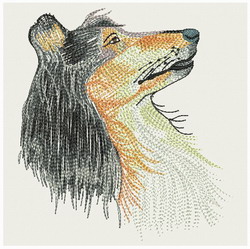 Dog machine embroidery designs
