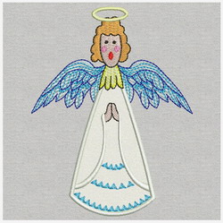 Applique Lovely Angel 03 (LG) machine embroidery designs