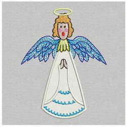 Applique Lovely Angel 03 (SM) machine embroidery designs