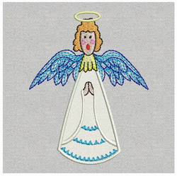 Applique Lovely Angel 03 (SM) machine embroidery designs