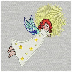 Applique Lovely Angel 04 (SM) machine embroidery designs