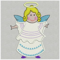 Applique Lovely Angel 05 (LG) machine embroidery designs