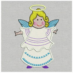 Applique Lovely Angel 05 (SM) machine embroidery designs