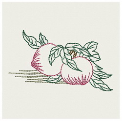Vintage Peach machine embroidery designs