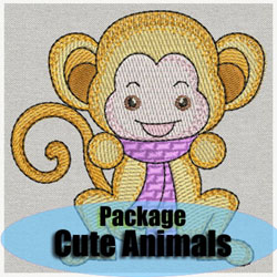 Cute Animals machine embroidery designs