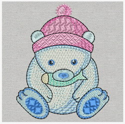 Cute Animals 04 machine embroidery designs