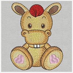 Cute Animals 06 machine embroidery designs