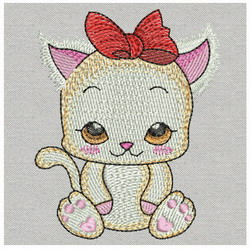 Cute Animals 07 machine embroidery designs