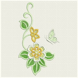 Colorful Flower 03 machine embroidery designs