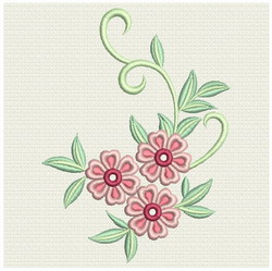 Colorful Flower 04 machine embroidery designs