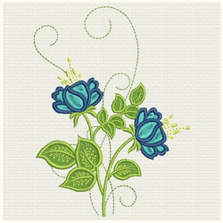 Colorful Flower 09 machine embroidery designs