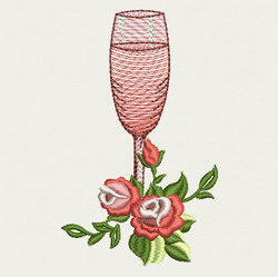 Elegant Rose 02 machine embroidery designs