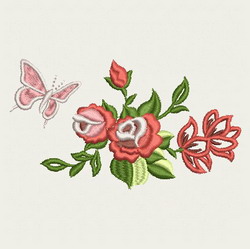 Elegant Rose 06 machine embroidery designs