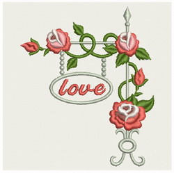 Elegant Rose 07 machine embroidery designs