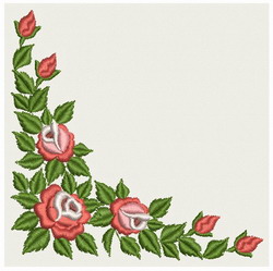 Elegant Rose 09 machine embroidery designs