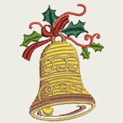 Christmas Bell machine embroidery designs