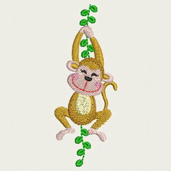 Playful Monkey 06 machine embroidery designs