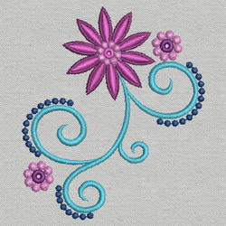 Heirloom Flower 01 machine embroidery designs