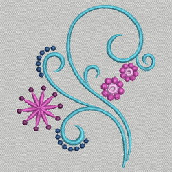 Heirloom Flower 03 machine embroidery designs