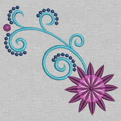Heirloom Flower 04 machine embroidery designs