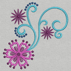 Heirloom Flower 05 machine embroidery designs