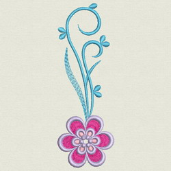 Heirloom Flower 01 machine embroidery designs