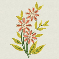 Heirloom Flower 09 machine embroidery designs