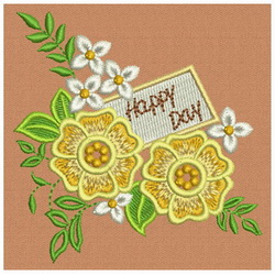 Happy Day machine embroidery designs