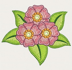 Flower machine embroidery designs